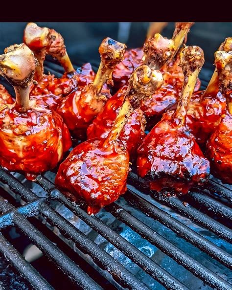 Grilled Lollipop Chicken Drumsticks - thebuttababe.com
