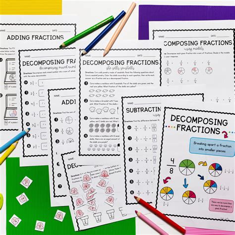 4th Grade Math Adding Fractions 的图像结果