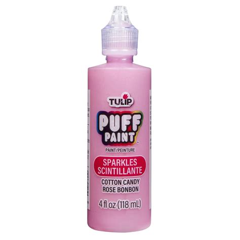 Tulip Puff Paint Sparkles Cotton Candy 4 fl. oz. – Tulip Color Crafts