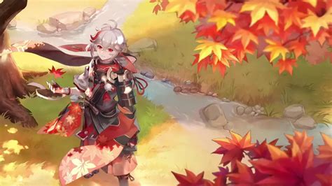 Видео обои Kaedehara Kazuha (Аниме) | 1920x1080 FullHD