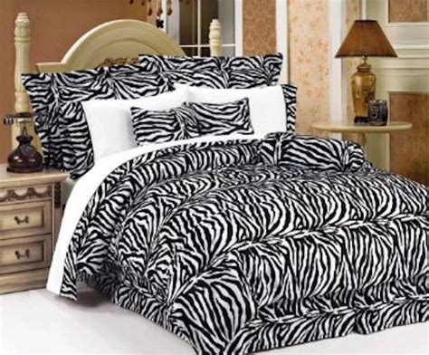 zebra print bedding