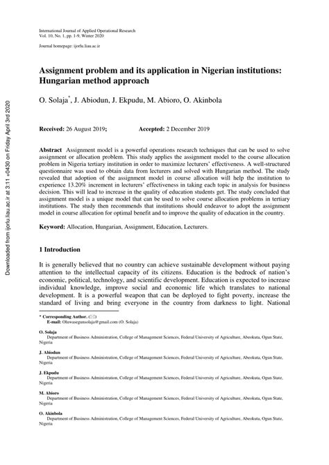 Image result for Assignment Method Problem