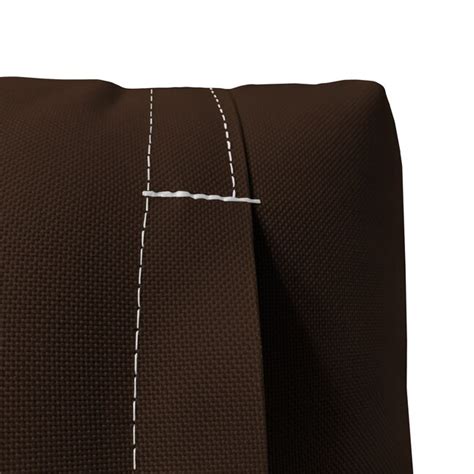 Joita Indoor/Outdoor Cushion 16.5-in x 17-in Brown Patio Chair Cushion ...