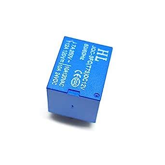 R&D 12v Dc Sugarcube Power Relay Srd-12vdc-sl-c 5 Pin Pcb Type By ...