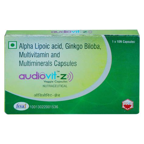 Audiovit-Z Veggie Capsule | Uses, Side Effects, Price | Apollo Pharmacy