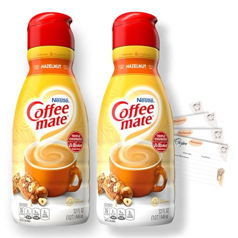 Amazon.com : COFFEE-MATE Hazelnut Liquid Coffee Creamer 32oz (Pack of 2 ...