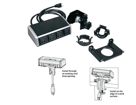 WSC400-S Desktop Power Center - Wiremold | Mouser