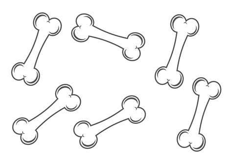 Clipart Bone Stick. Dog Bone Stick. Vector Bone 4642033 Vector Art at ...