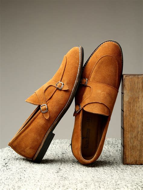 LOUIS STITCH Men Tan Suede Loafers - Price History