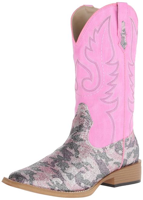 Buy Roper Women's Pretty Camo Riding Boot, Pink, 5.5 M US at Amazon.in