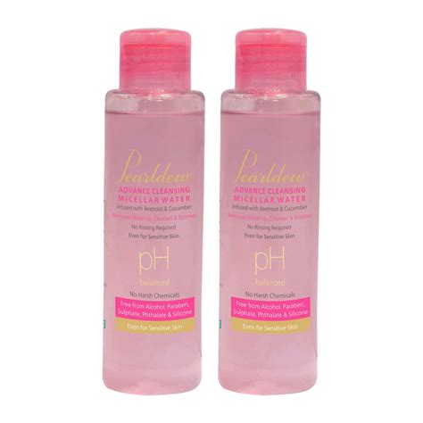 Buy PEARLDEW ADVANCE CLEANSING MICELLAR WATER 100 ML (PACK OF 4) Online ...