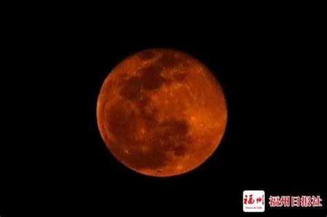 福州昨夜出现“红月”，今天起注意防范……_手机新浪网