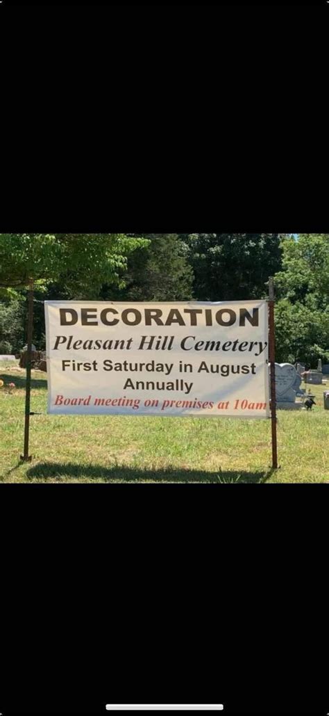 Pleasant Hill Cemetery Decoration , Sparta, TN, 2 August 2025 | AllEvents