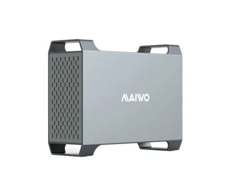 Dual Bay RAID Type C 3.5" SATA HDD SSD Enclosure Aluminum 3.5 HDD Casi