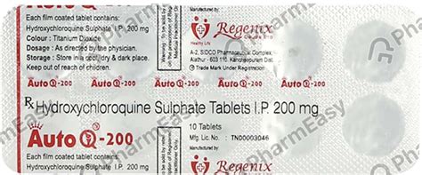 Auto Q 200 MG Tablet (10): Uses, Side Effects, Price & Dosage | PharmEasy