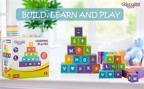 Funskool Giggles, Learning Blocks, Educational Blocks, Teaches Alphabet ...
