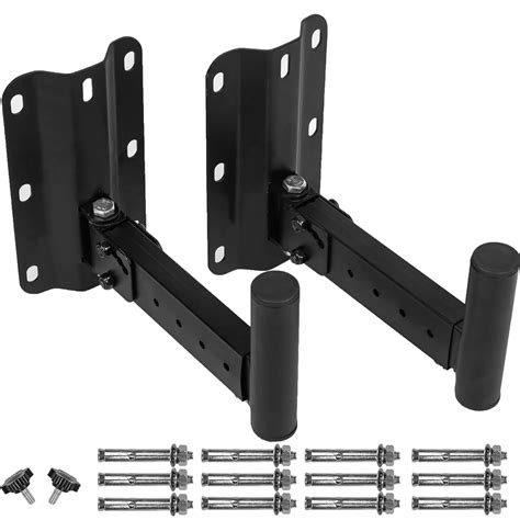 Nbguigdstr Speaker Wall Mounts,Adjustable PA Speaker Mount Bracket ...
