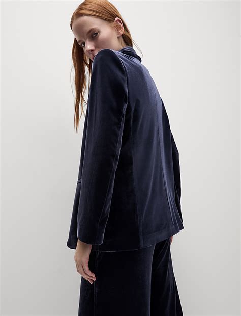 Buy Relaxed Fit Single Breasted Blazer at Marks & Spencer