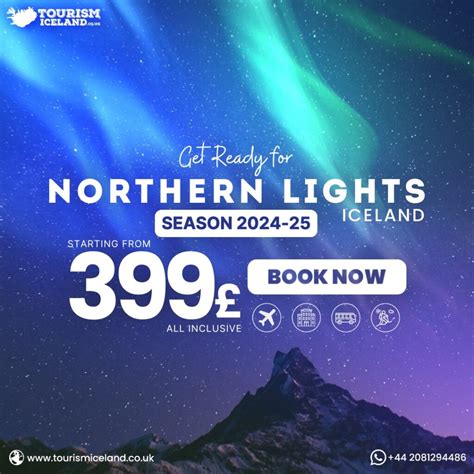 northern lights holiday season iceland