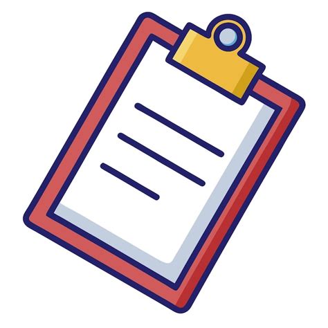 Clipboard clipart vector art and illustration | Premium AI-generated vector