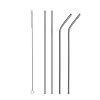 Incrizma Set of 4 Stainless Steel Straws Ultra Long 8.5 Inch Reusable ...