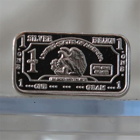 1 Gram Silver Eagle Bar Silver Coins 999 - Collectible Coins and Silver ...