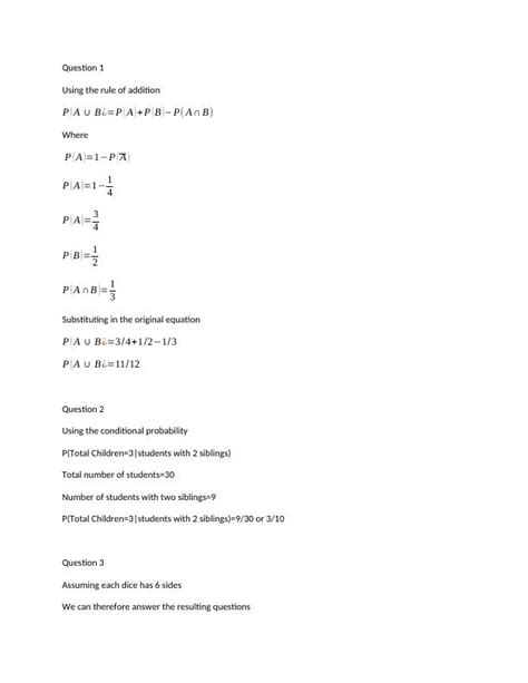 Probability and Statistics Problems 的图像结果