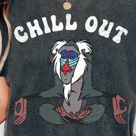 Chill Out Rafiki Shirt Disney Rafiki Lion King T-shirt Rafiki Monkey ...