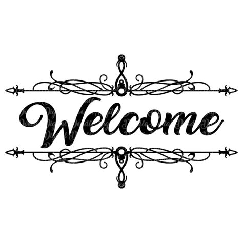Welcome SVG Clip Art Vector Digital Download for Personal Use - Etsy