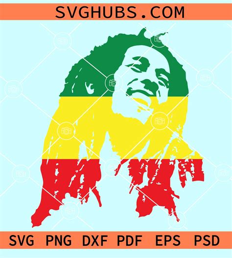 Easy Bob Marley Silhouette