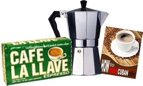 La Llave Cuban Style Coffee 10 oz and Coffee Maker Combo. : Amazon.in ...