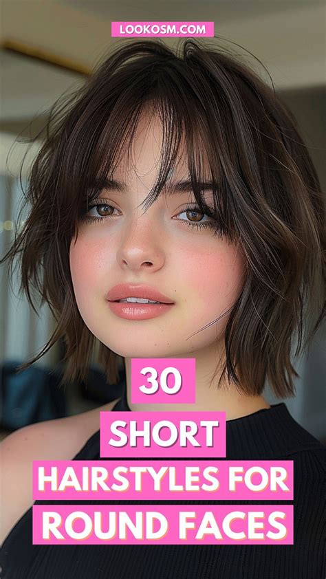 30 Short Hairstyles for Round Faces: Define Your Beauty - inspirationde