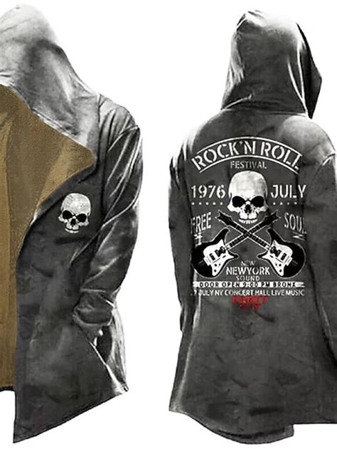 Men's Graphic Hoodie Hoodies Sweatshirt Vintage Designer Long Sleeve ...