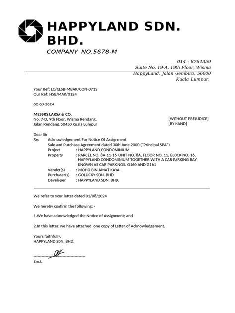 Image result for Assignment Acknowledgement Sample