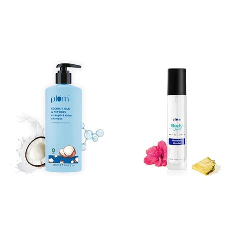 Buy Plum Coconut Milk & Peptides strength & shine shampoo & Plum ...