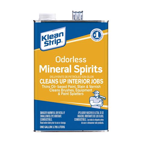 Klean Strip GKSP94006 Mineral Spirit Thinner, Liquid, Solvent, Light ...