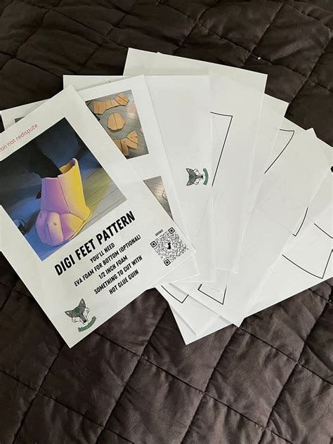 Image result for Digitigrade Sewing Pattern Paper Template