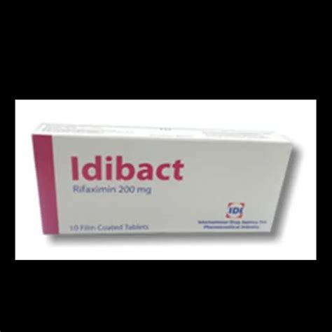 idibact antibiotic for the treatment of diarrhea and irritable bowel ...