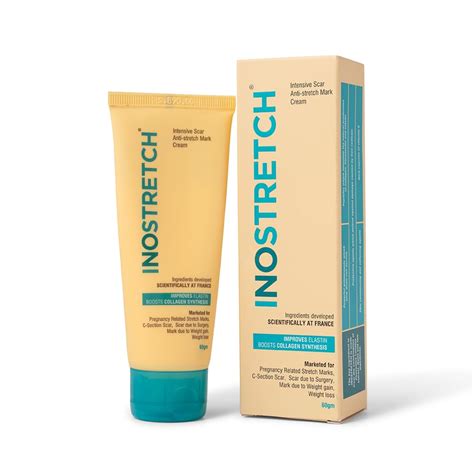 Inostretch Anti-Stretch Mark Cream 60Gm (Pack Of 1) | Reduce Stretch ...