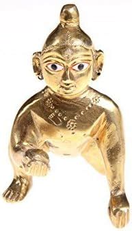 Buy Geetanjali Crafts Handcrafted Pure Brass Idol/Petal Murti of Laddu ...