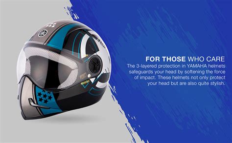 Yamaha YR1 Full Face Helmet (Black with Cyan Green Graphic, Size XL ...