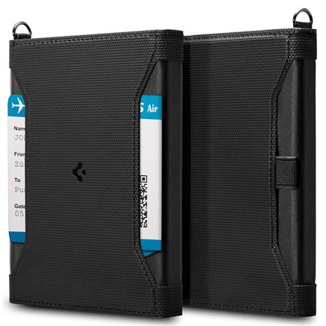 Spigen Leather Passport Card Holder Passport Wallet Travel Documents ...