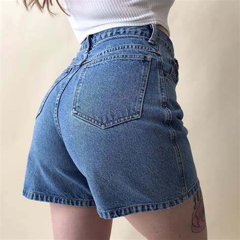 Women's Blue Shorts | Depop