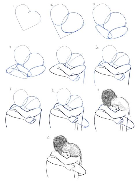 12+ Easy and Cute Love Drawing Ideas - Drawing Photos
