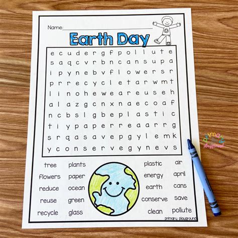 Earth Day Word Search Printable - Free Printable Templates