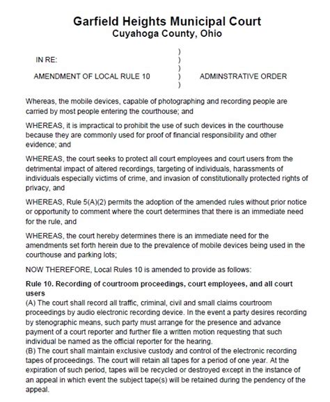 GHMC News | Garfield Heights Municipal Court