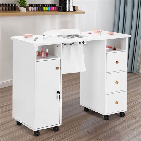 Nail Tech Table With Drawers at Candy Harper blog