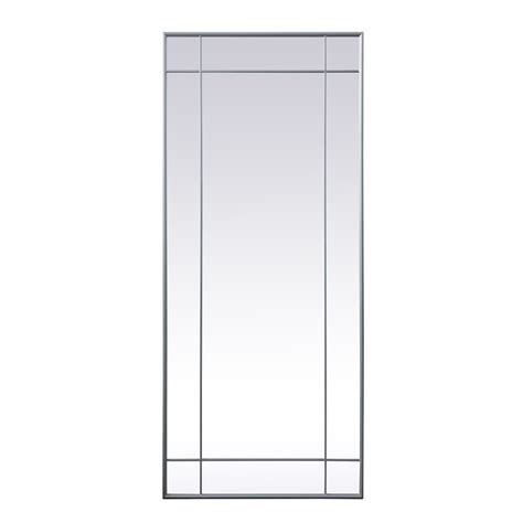 Elegant Decor MR3FL3070SIL 30 x 70 in. French Panel Transitional Full ...