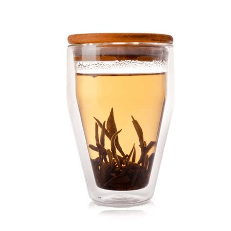Buy EZ Life Borosilicate Glass Coffee & Tea Cup Mug Swag with Bamboo ...