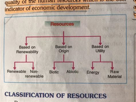 explain the types of resources with its examples and flow chart ...